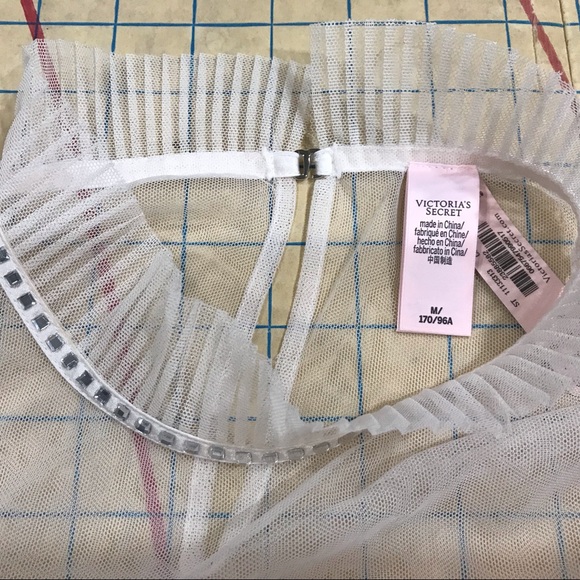 VICTORIA’S SECRET Tulle Lingerie Top in COCONUT! - Picture 7 of 7